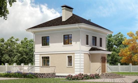 090-003-Л Проект двухэтажного дома, доступный домик из газобетона Владикавказ | Проекты домов от House Expert