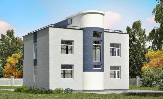 180-005-П Проект двухэтажного дома, просторный дом из пеноблока Владикавказ | Проекты домов от House Expert