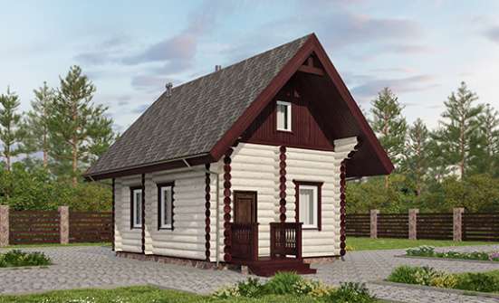 035-001-Л Проект бани из дерева Владикавказ | Проекты домов от House Expert