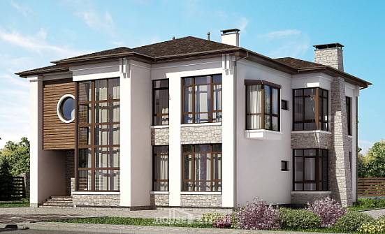 300-005-П Проект двухэтажного дома, красивый домик из кирпича Владикавказ | Проекты домов от House Expert