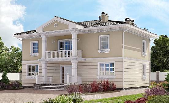 210-005-Л Проект двухэтажного дома, просторный дом из твинблока Владикавказ | Проекты домов от House Expert