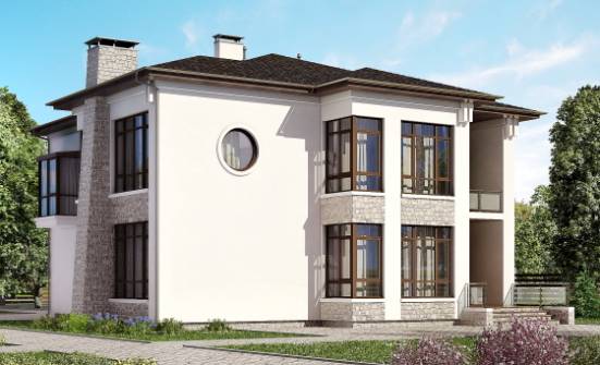 300-005-П Проект двухэтажного дома, красивый домик из кирпича Владикавказ | Проекты домов от House Expert