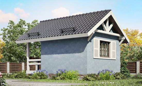 020-001-Л Проект одноэтажного дома, экономичный дом из бревен Владикавказ | Проекты домов от House Expert