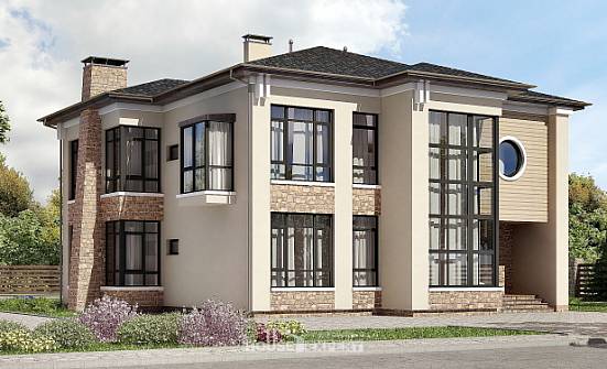 300-005-Л Проект двухэтажного дома, огромный загородный дом из кирпича Владикавказ | Проекты домов от House Expert