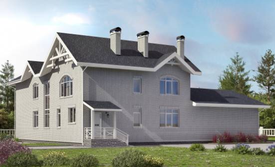 340-004-П Проект двухэтажного дома, классический дом из керамзитобетонных блоков Владикавказ | Проекты домов от House Expert