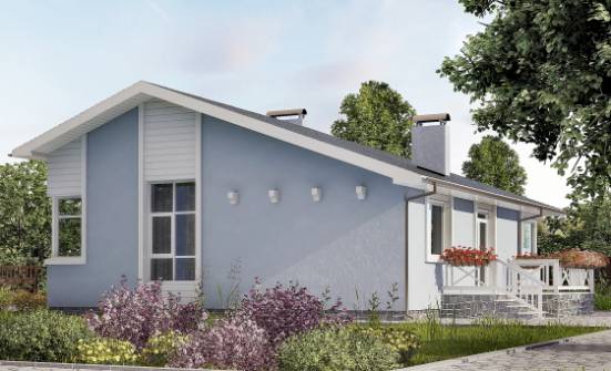 110-003-Л Проект одноэтажного дома, небольшой загородный дом из арболита Владикавказ | Проекты домов от House Expert