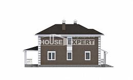 185-002-П Проект двухэтажного дома, экономичный домик из газосиликатных блоков Владикавказ, House Expert