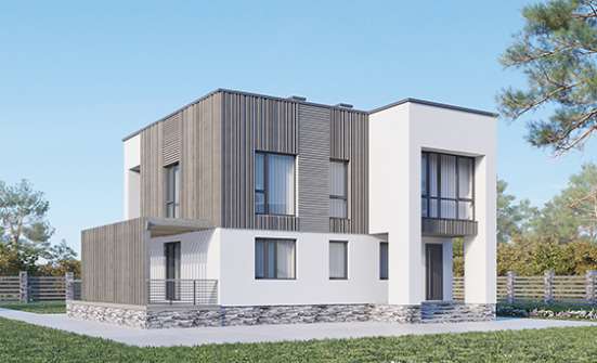 150-017-П Проект двухэтажного дома, классический коттедж из газобетона Владикавказ | Проекты домов от House Expert